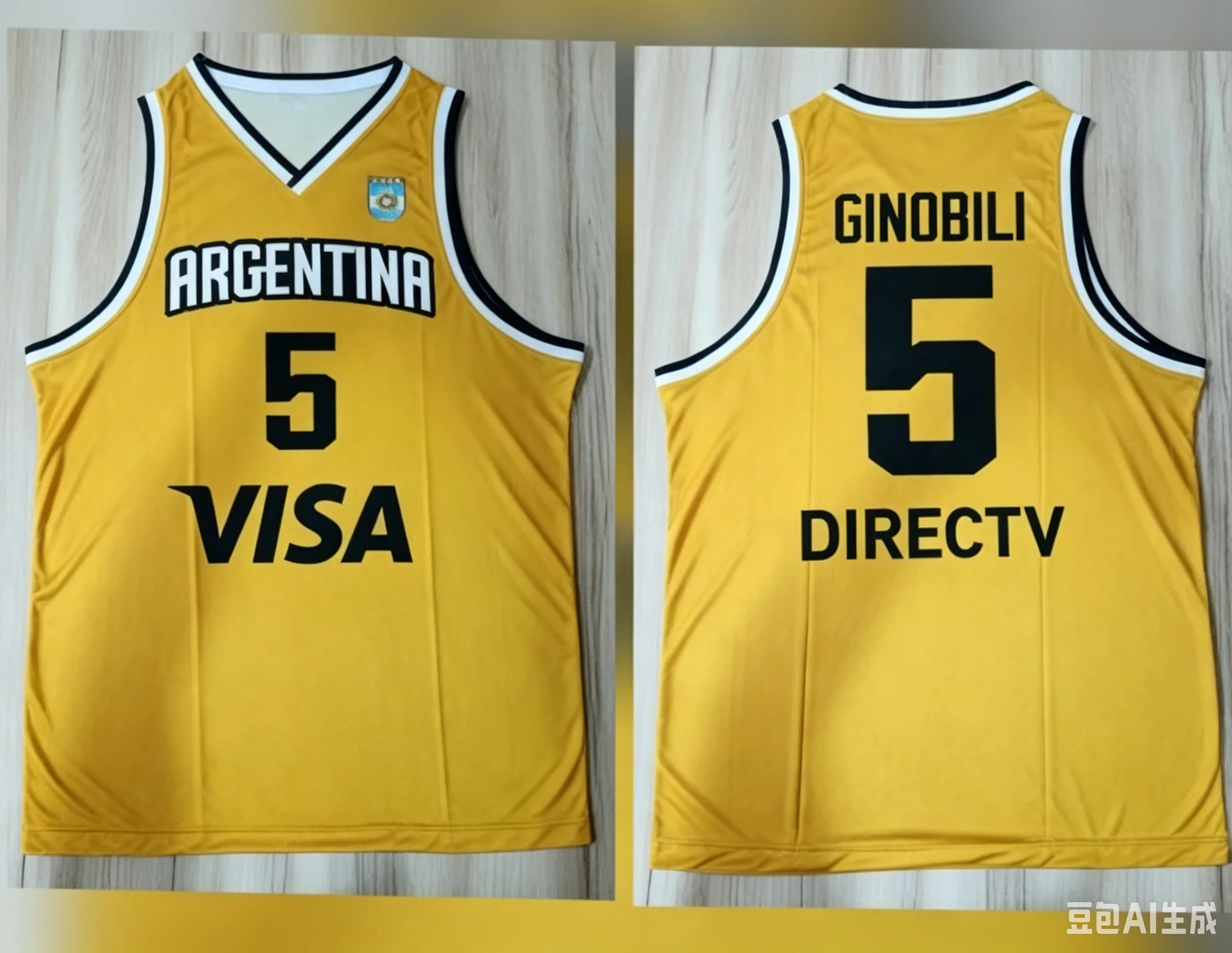 Sommer Eltern-Kind-Sportwettbewerb Argentinien Ginobili 3D-gedrucktes Trikot Outdoor-Sport Schnelltrocknend Atmungsaktiv Dünnes Tanktop – Detail 8