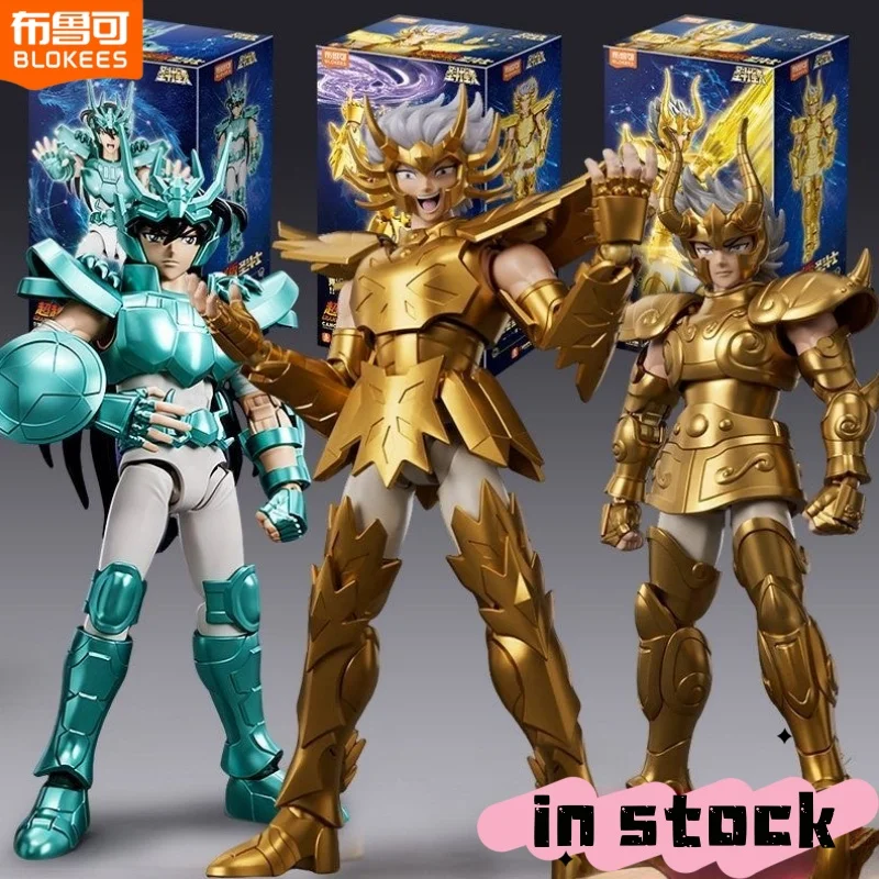

Hot Genuine Saint Seiya Shura Action Figure Assembly Model Kit Shiryu Toy Death Mask Champion Class Doll Gift