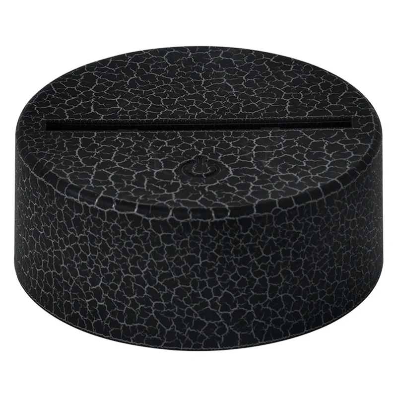 Y17A 3D Night Light Base Colour Changing Luminous Base Light USB Interface Led Light Display Base Night Light Plastic Base