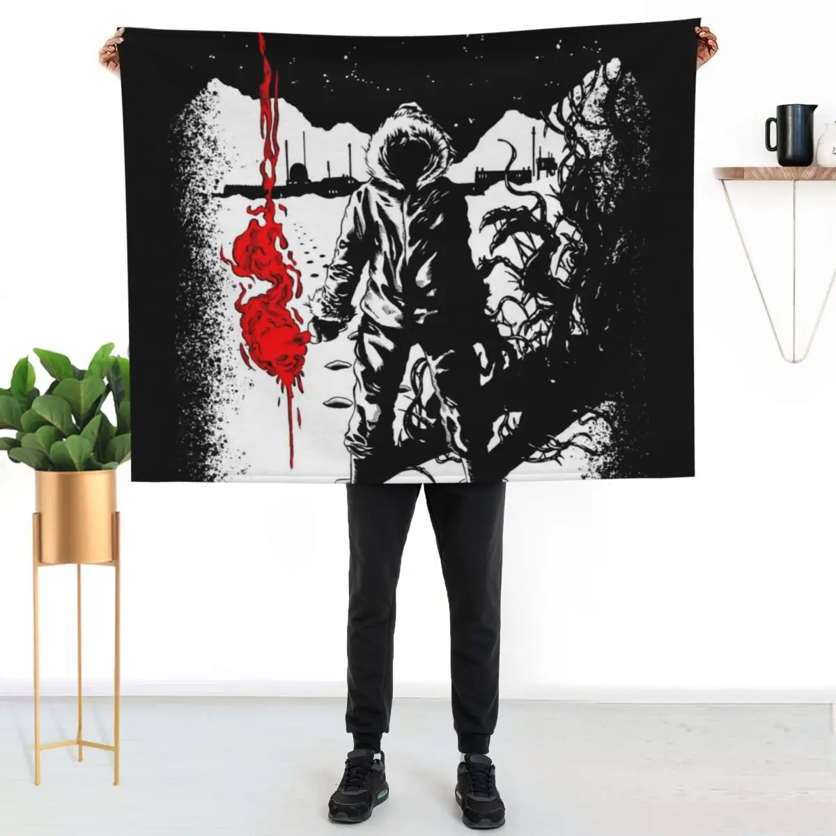 The Thing flare Throw Blanket Thins Luxury Thicken Hairys Moving Hair for sofa Blankets