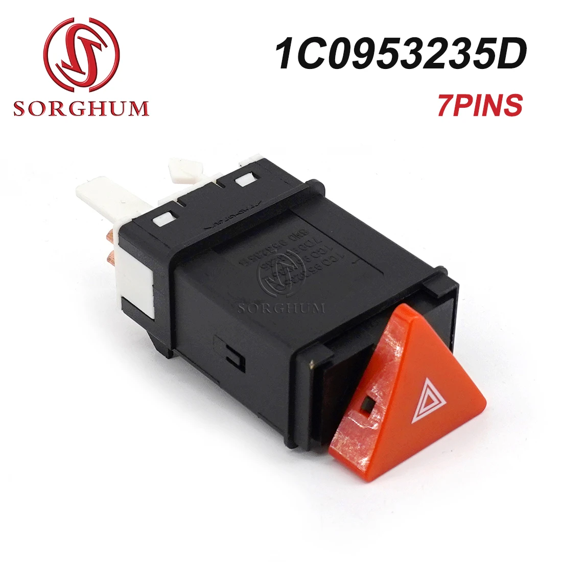 SORGHUM Hazard Emergency Warning Lamp Switch Button For VW FLIGHT LUPO POLO CLASSIC 7D0953235 1C0953235D 6N0953235C 1J0953235E C