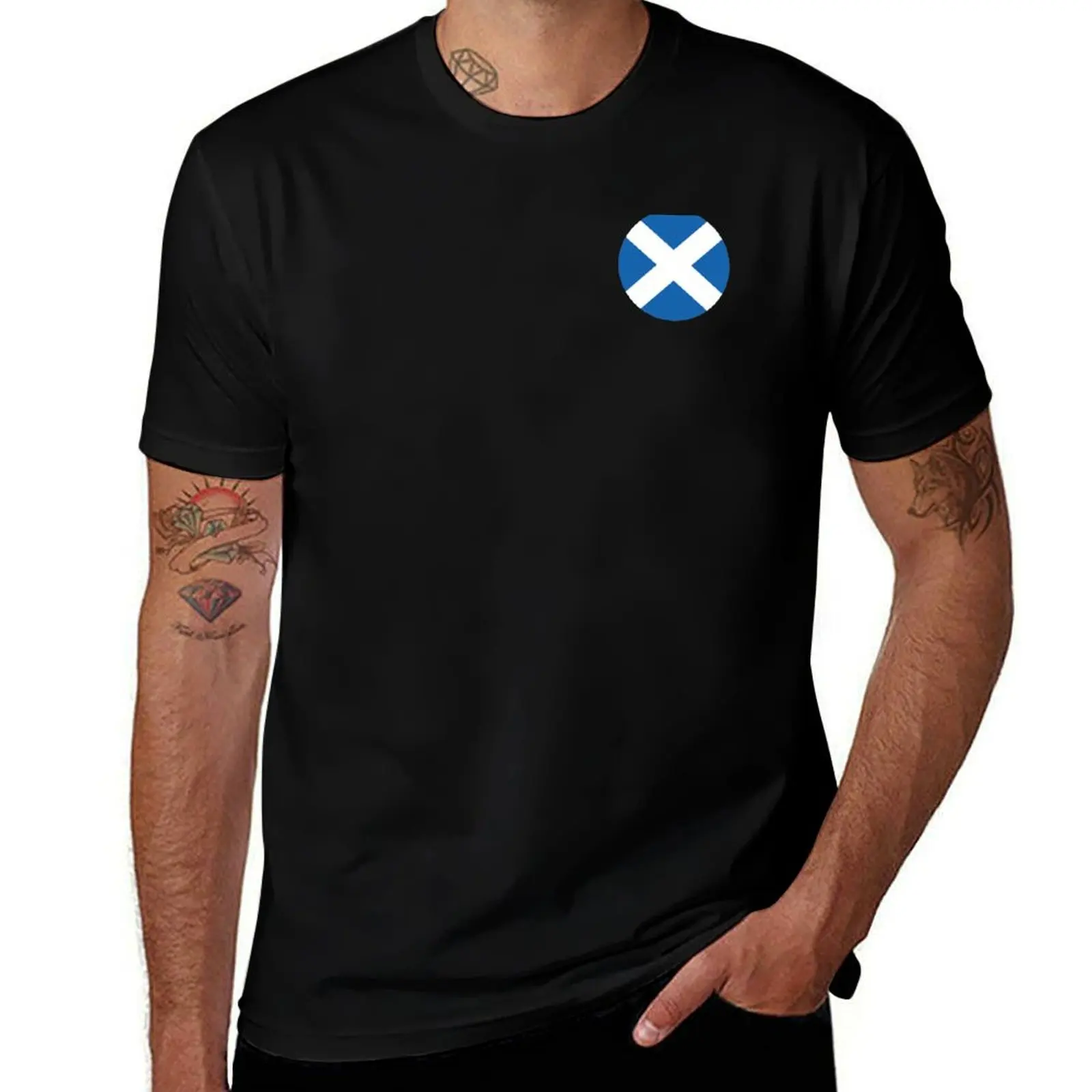 

Flag Of Scotland T-Shirt man graphic t shirt man t shirts for men casual t shirt personalised T-Shirt