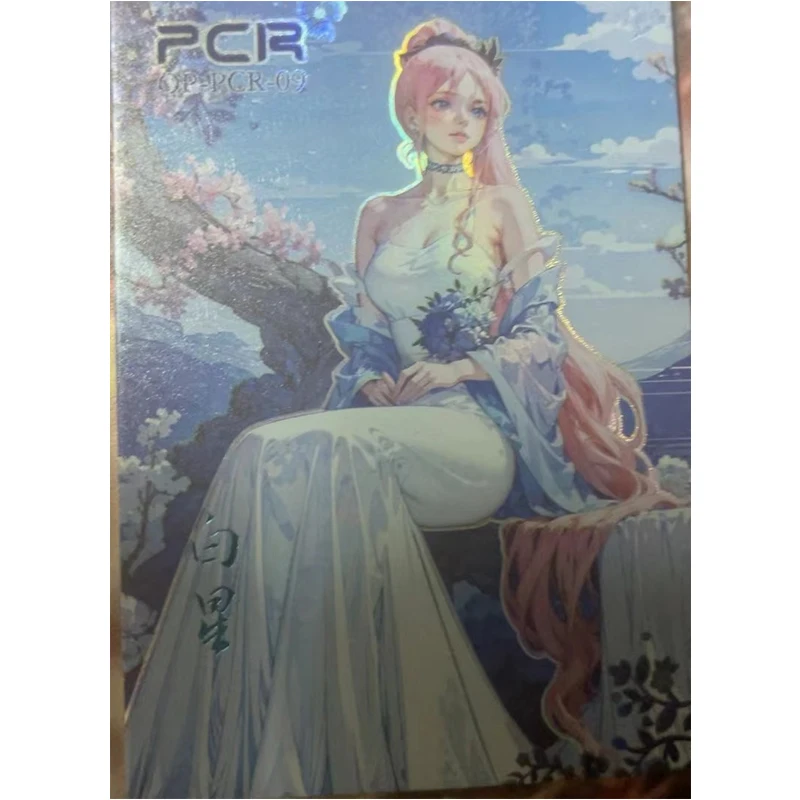 Anime One Piece PCR Series Collectible Cards Boa Hancock Nico Robin Yamato Nami Shirahoshi Vivi Christmas Birthday Gifts Toys