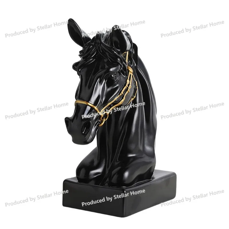 

Скульптура Ма Тоу: Трехмерный Декор в Стиле Легкой Роскоши, Художественное Украшение для Гостиной, Прихожей, ТВ-тумбы, Винного Шкафа, Подарок для Дома