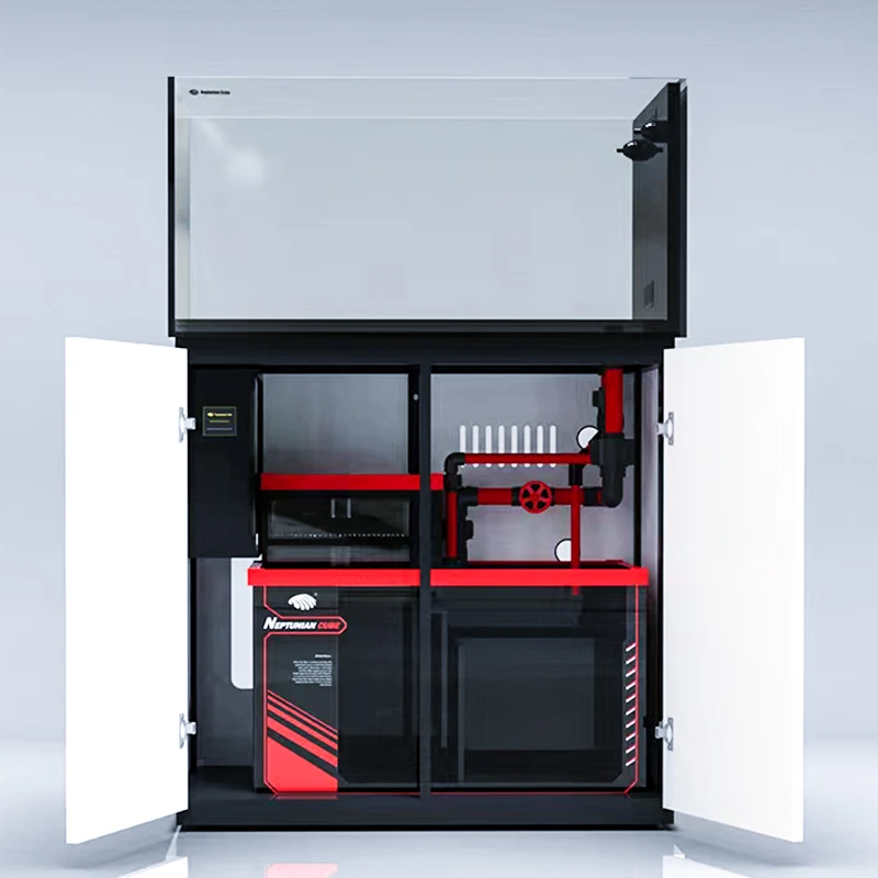 

Современный супер белый стеклянный аквариум с кубиком рубика серии J, резервуар для пресной воды, новый резервуар для потока для гостиной, прямоугольный экран