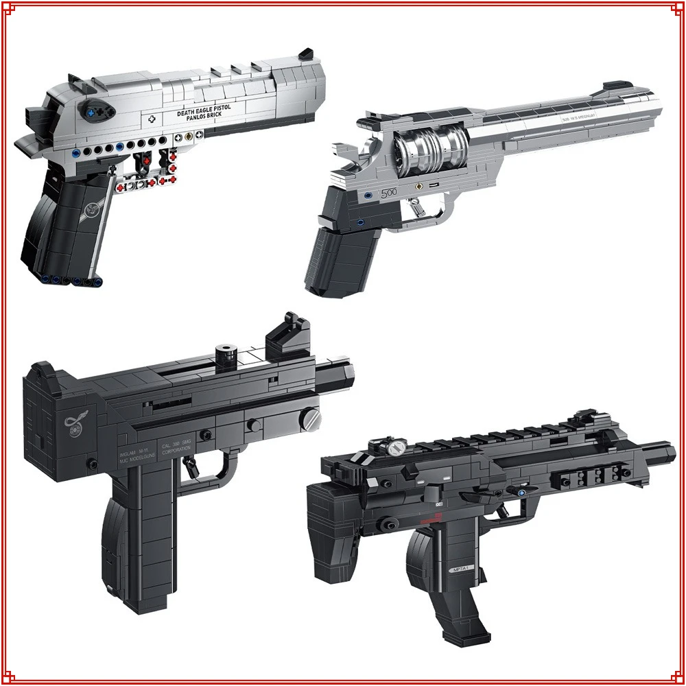 

Creative Desert Eagle Simulation Building Blocks Gun Military Weapons Series Puzzle Model Assembly Toys Children's Hobbies Gifts