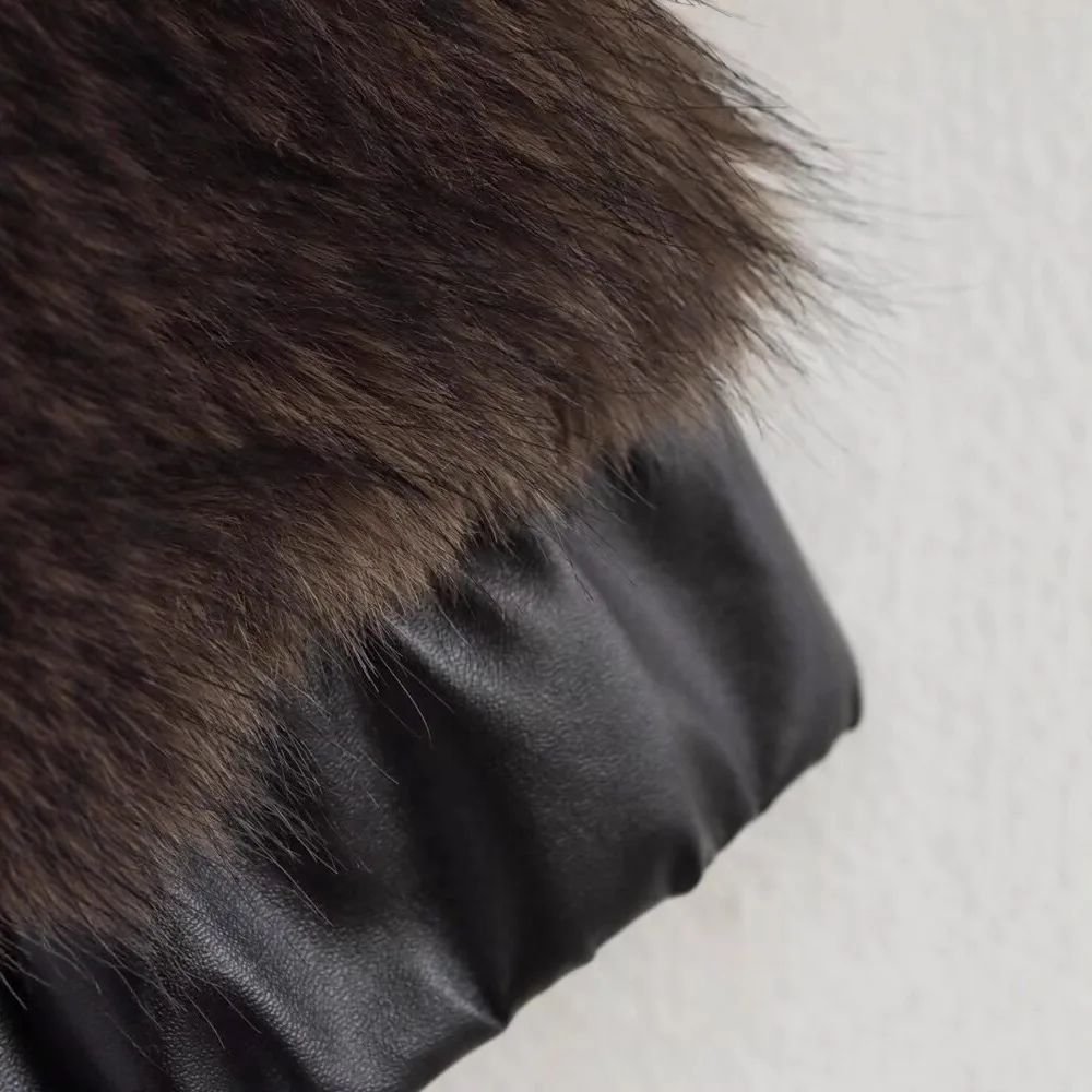 2025 Women's Winter Eco Fur Coat Fluffy Long Hair Zipper Fly Female Faux Fur Outwear Comfortable Artificial Fur Jacket For Lady