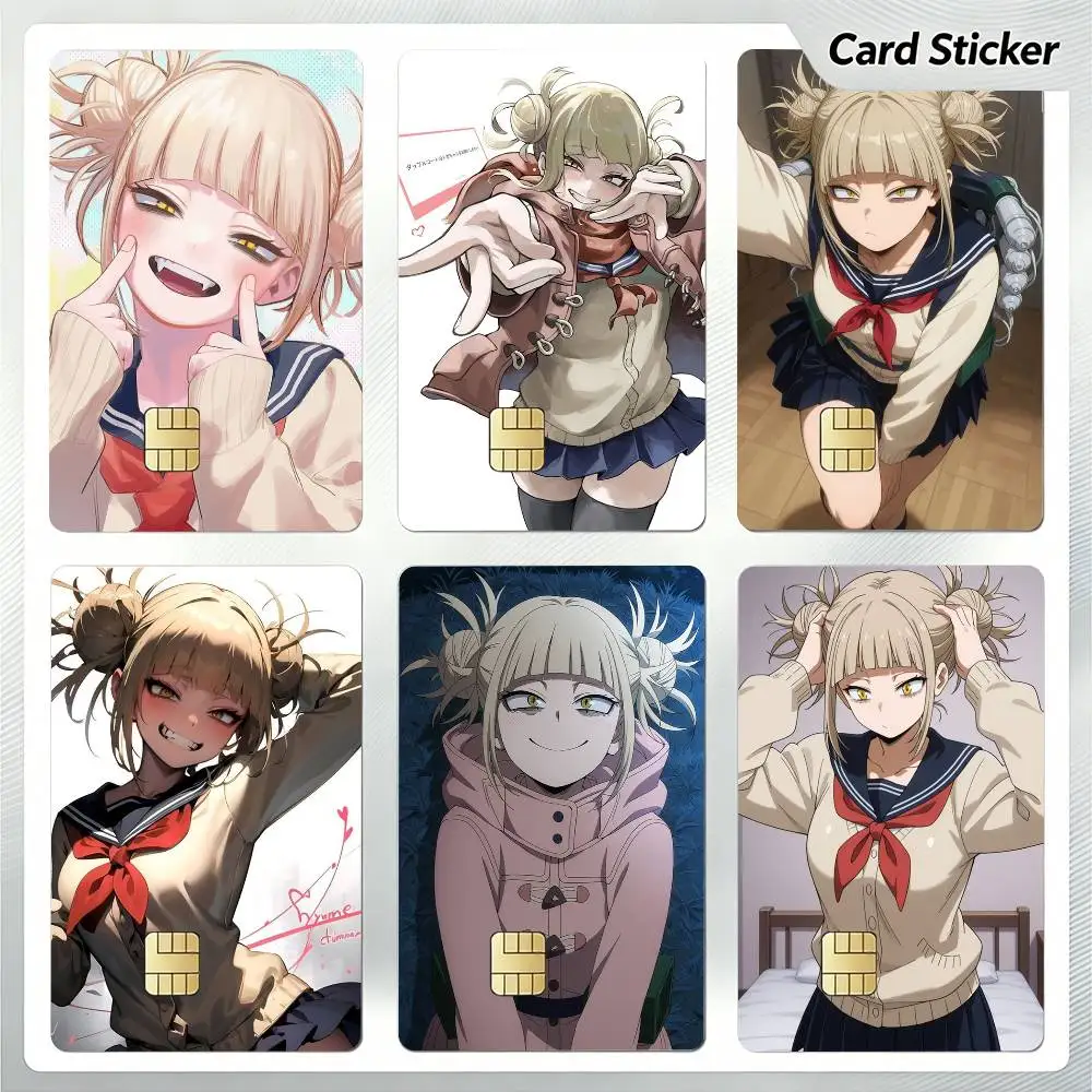 My H-Heroes Toga Himiko Sticker Decoration Creative Bank Card Bus Metro Waterproof Sticker