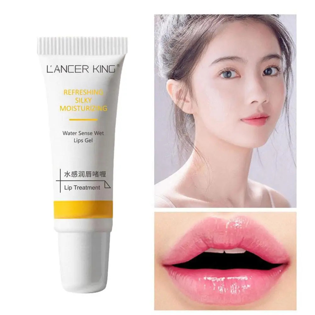 Lips Moisturizing Gel Exfoliating Remove Dead Skin Smooth Lips Fine Lines Lightening Whitening Nourish Lips Care 8g