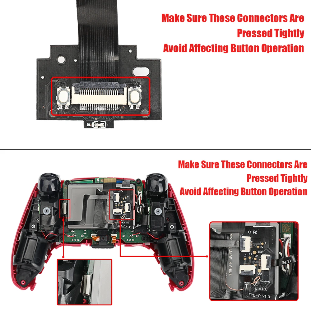 프로그래밍 가능한 RISE 리맵 키트 업그레이드 보드 및 PS5 컨트롤러 BDM-010 페이스플레이트 터치패드용 재설계된 후면 쉘 및 후면 버튼