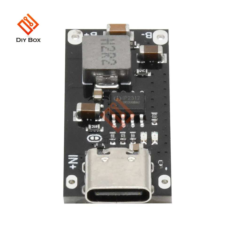 Type-C USB Input High Current 3A Polymer Ternary Lithium Battery Quick Fast Charging Board IP2312 CC/CV Mode 5V to 4.2V / 4.35V