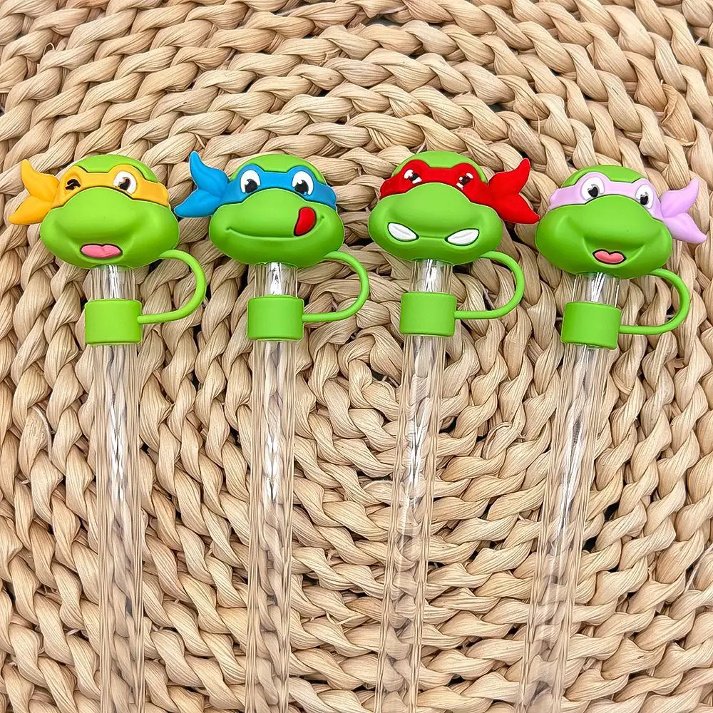 Stanley Straw Cap Ninja Turtles Straw Stopper 10mm in Stock Y2k Fashion Toys Anime Cartoon Frind Kawaii Cute Personalized Gifts view 4