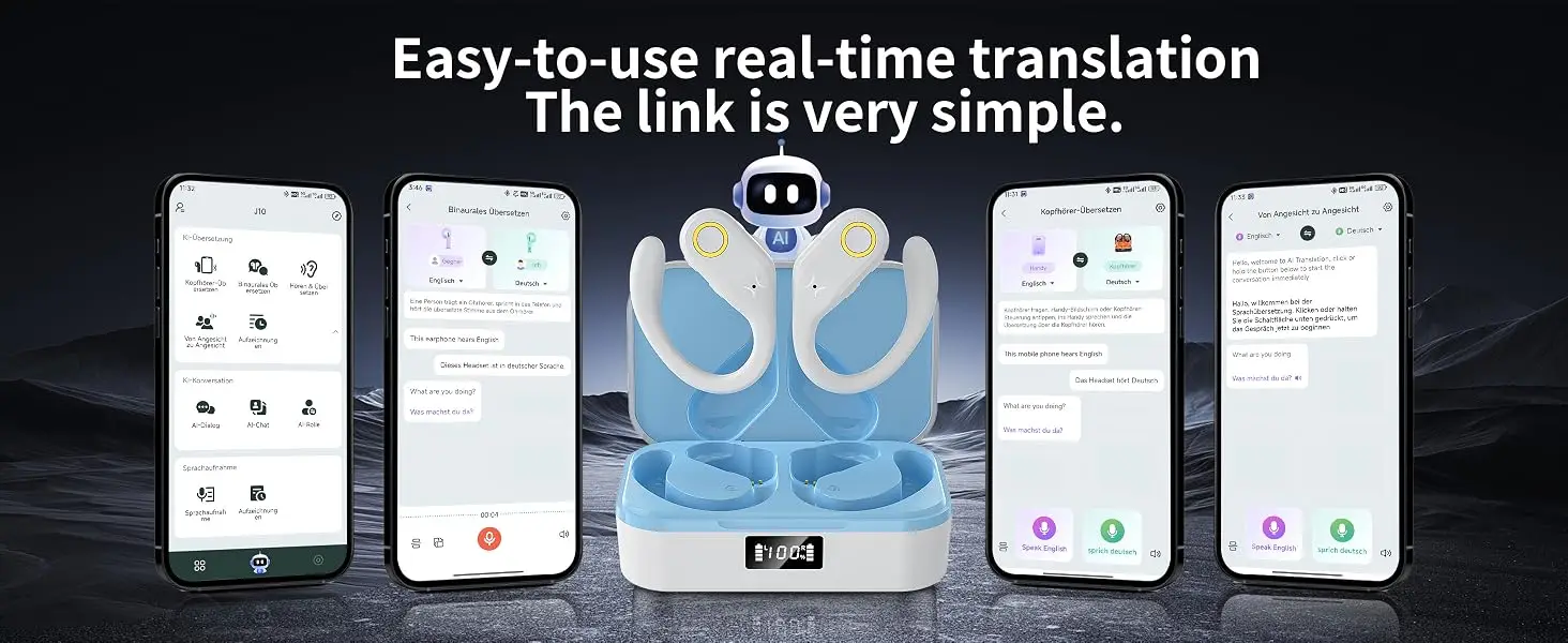 audifonos traductores inglés español translation earbuds real time translation earbuds