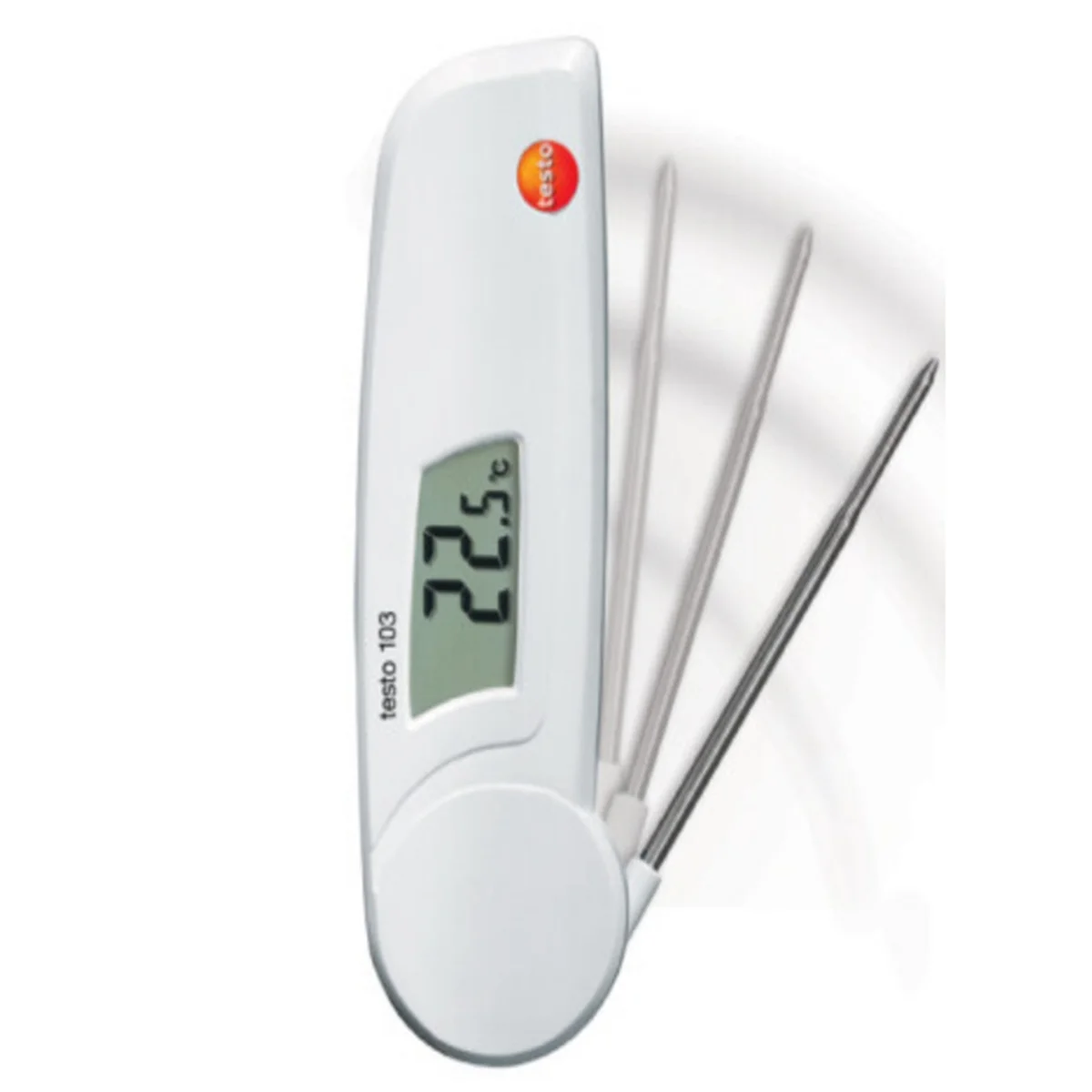 مقياس حرارة مسبار قابل للطي اختراق LCD ميزان حرارة رقمي لسلامة الطعام T103(-30 ° ج-+220 ° ج)0560 0103