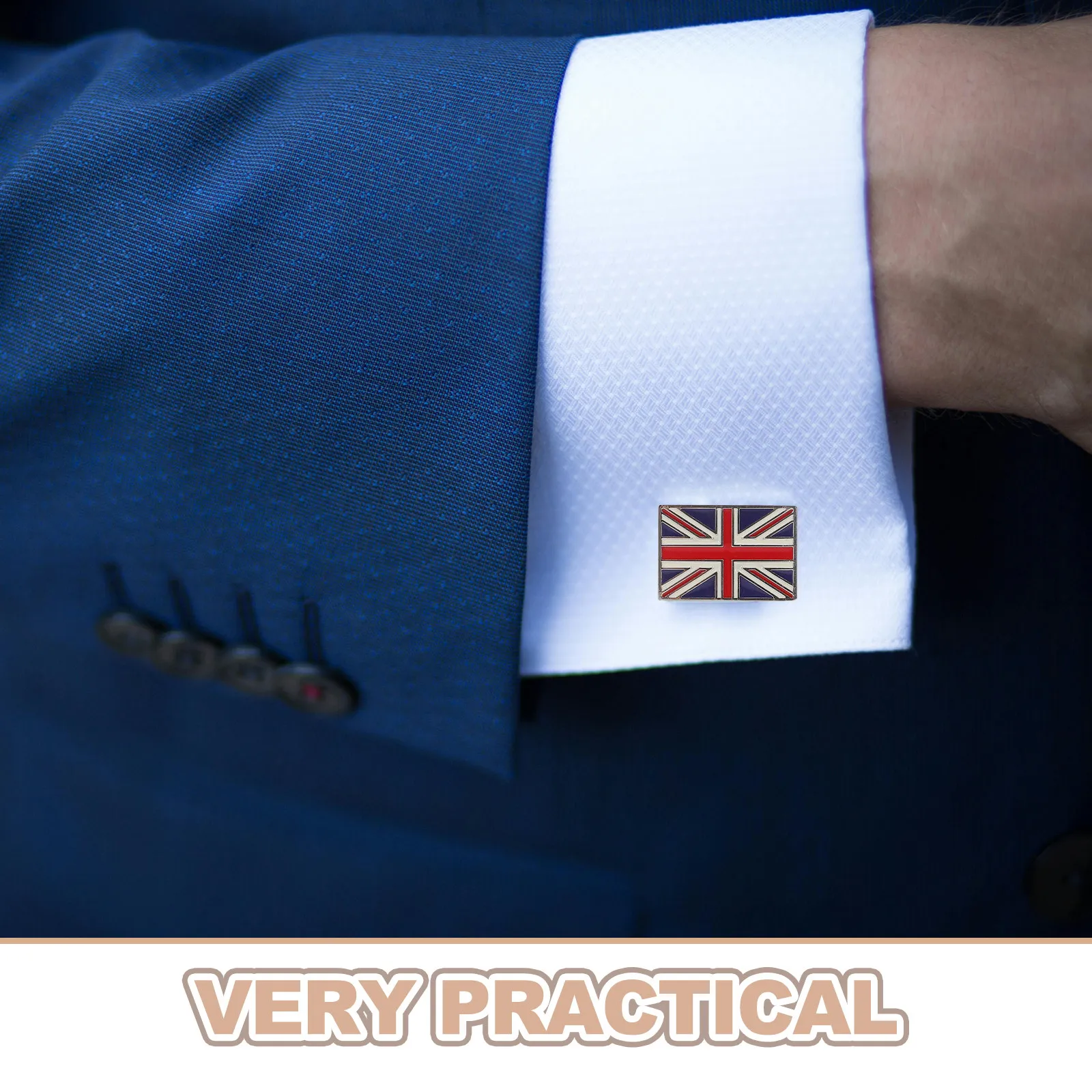 1 paar messing manchetknopen m - Men'S Accessories Uk recensie en prijs