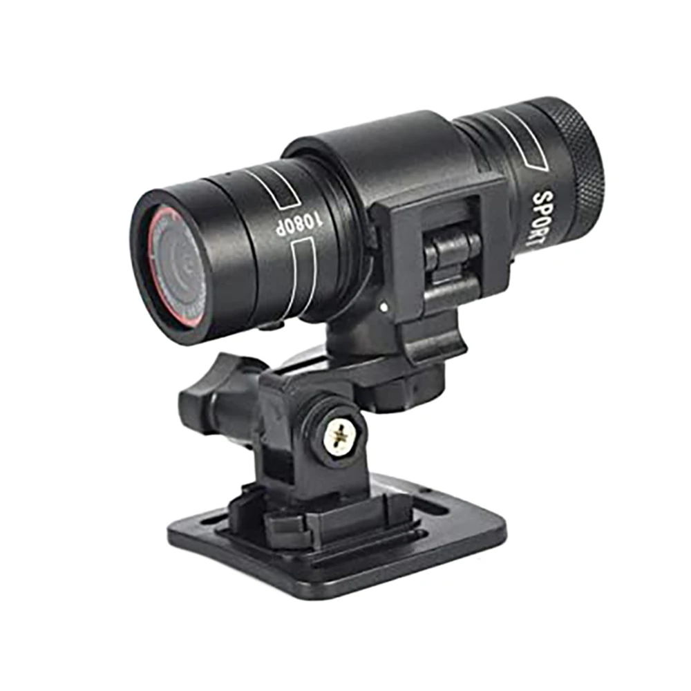 A93P F9 Mini Sports Camera 100W 1080P Outdoor Riding Motorcycle Helmet Sports DV Camera Video Waterproof Bicycle Camera