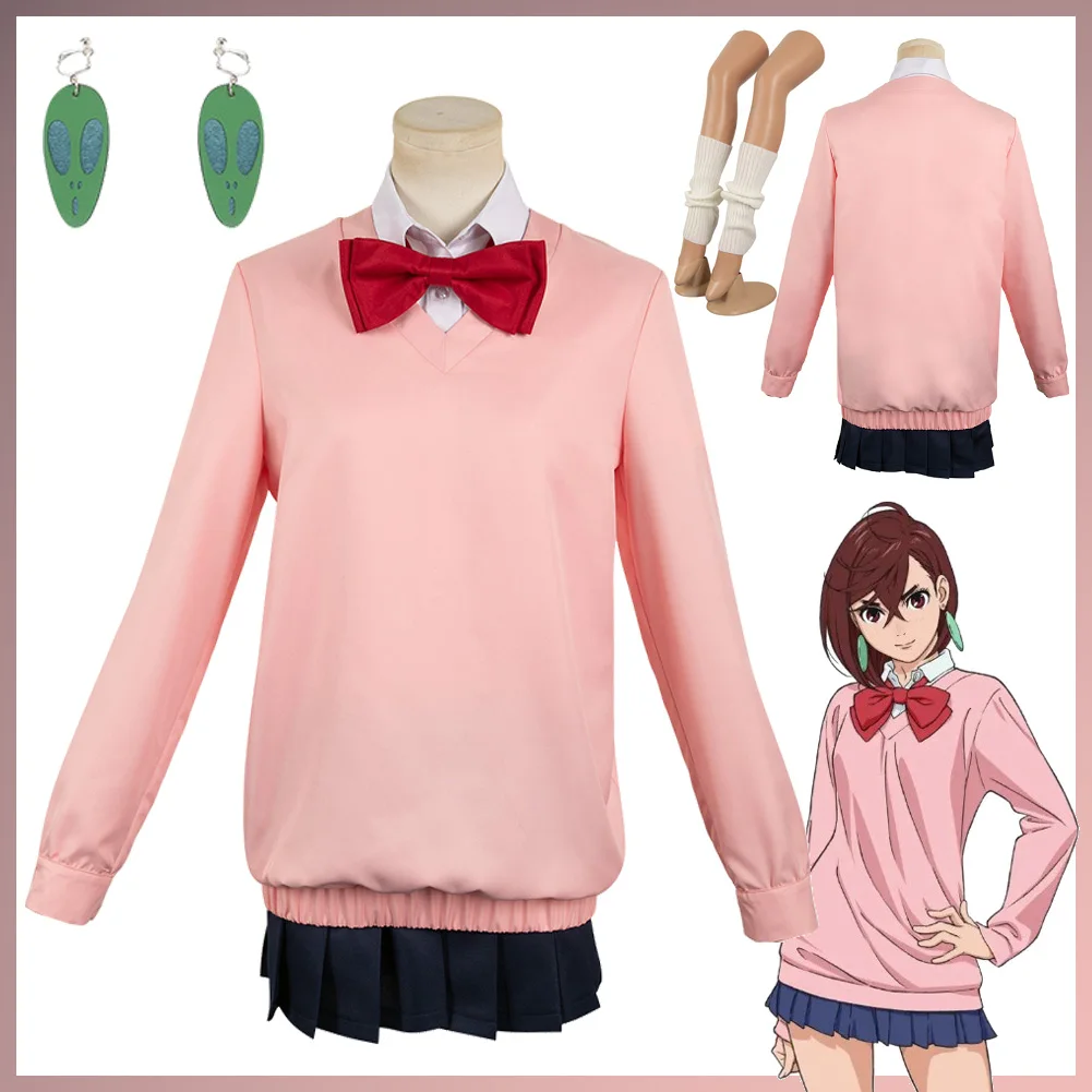 

Disguise Momo Ayase Cosplay Skirt Anime Dan Dan Fantasia Costume Adult Women Roleplay Female Role Play Fancy Party Cloth