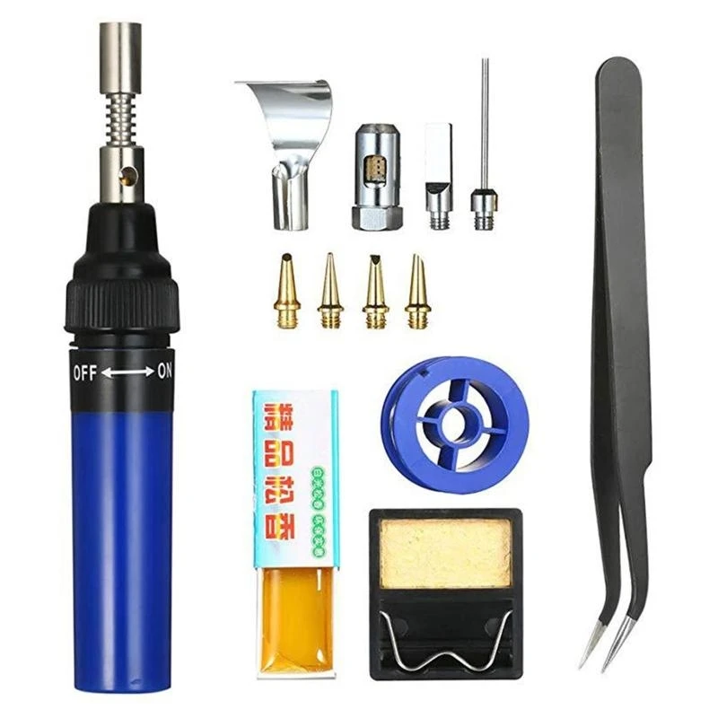 

31GJ Professtional Gas Soldering Iron Electronics Soldering Iron Tip Tweezers Rosin