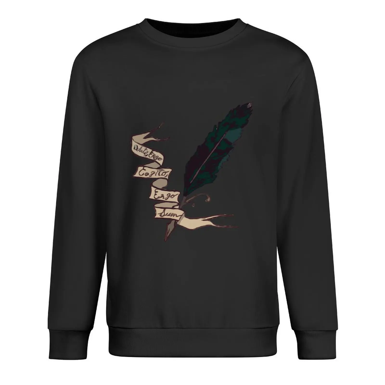 

Dubito, ergo cogito, ergo sum Pullover men's autumn clothes autumn autumn new products mens clothes graphic sweatshirts