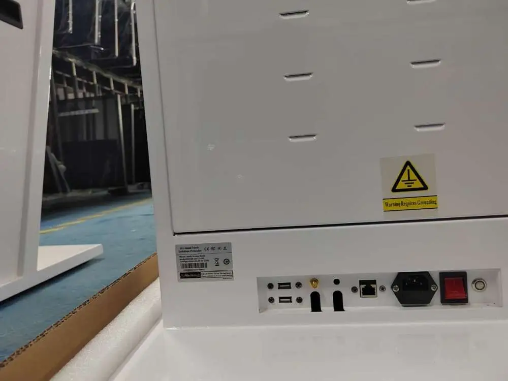 32 Inch POS Floor Stand Or Wall Mount Food Ordering Kiosks Self Service Payment Kiosk Restaurant With NFC Thermal Printer