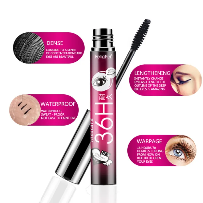 Long Lasting Smudge-proof Mascara Eyelashes Extension Waterproof Eyelashe Make Up Volume Quick Curling Thick Eye Cosmetic