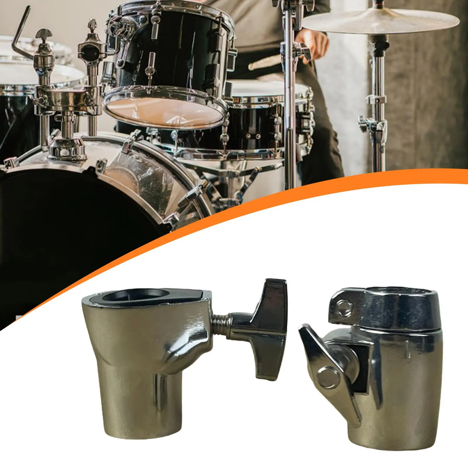 Drum Stand Tube Joint Replacement Reliable Support Hardware Mount Parts Easy Installation Connector Cymbal Stand Tube Adapter