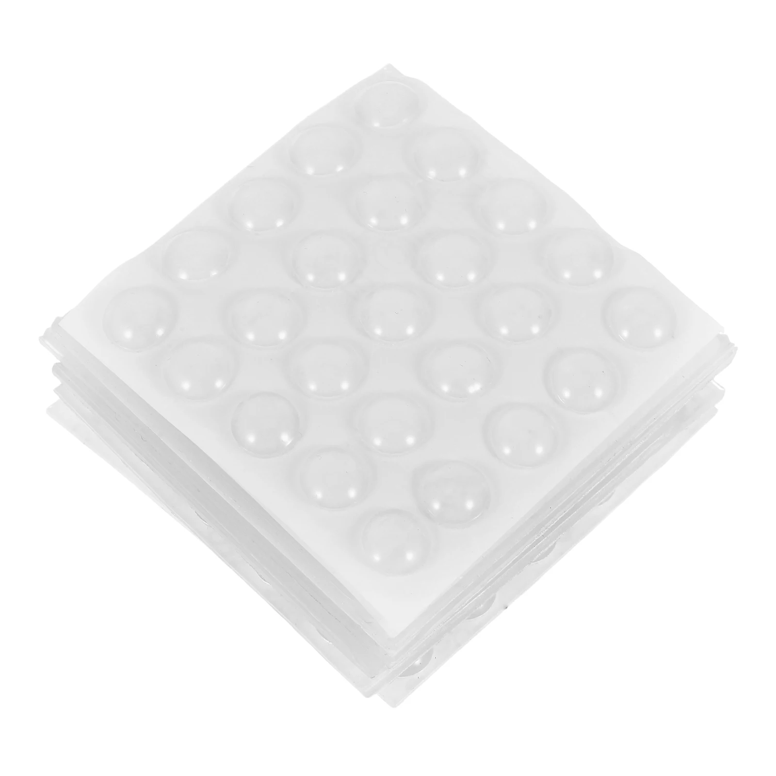 

200 pcs Clear Bumper Door Bumpers 0.8x0.25cm Kitchen Cabinet Fridge Door Stop For Wall Wall Silent Sticker Adhesive Pads