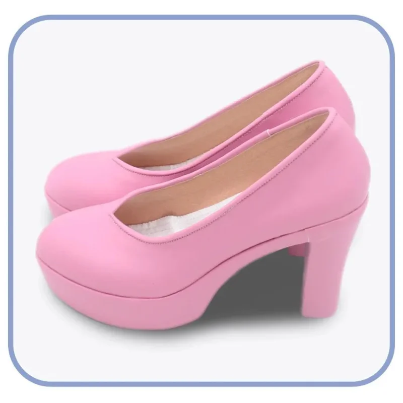 

25COSTenno Ririsa Cosplay Shoes PU Leather Shoes Halloween Carnival Boots Anime 2.5 Dimensional Seduction Cosplay Prop Custom Ma