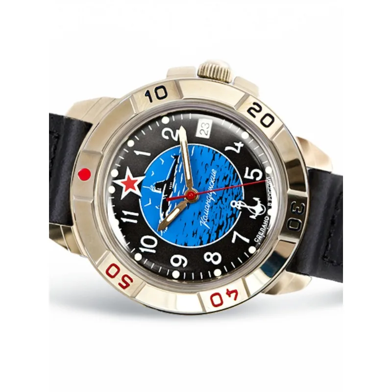 for Navy Submarine Commander Manual Mechanical Watch Wrist Men's Watch Outdoor Waterproof Luminous