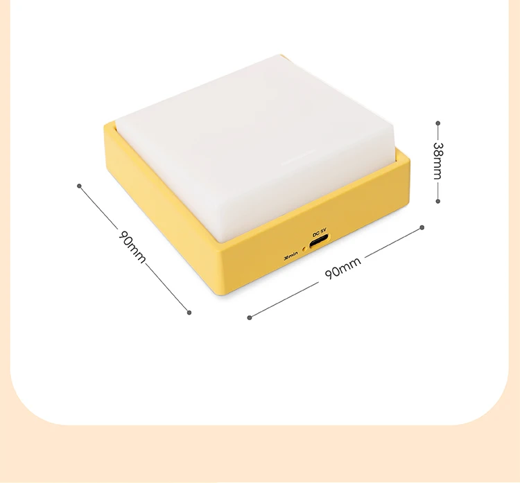 LED veilleuse minimaliste Rechargeable USB interrupteur lumière aimant synchronisation chambre chevets synchronisation veilleuse