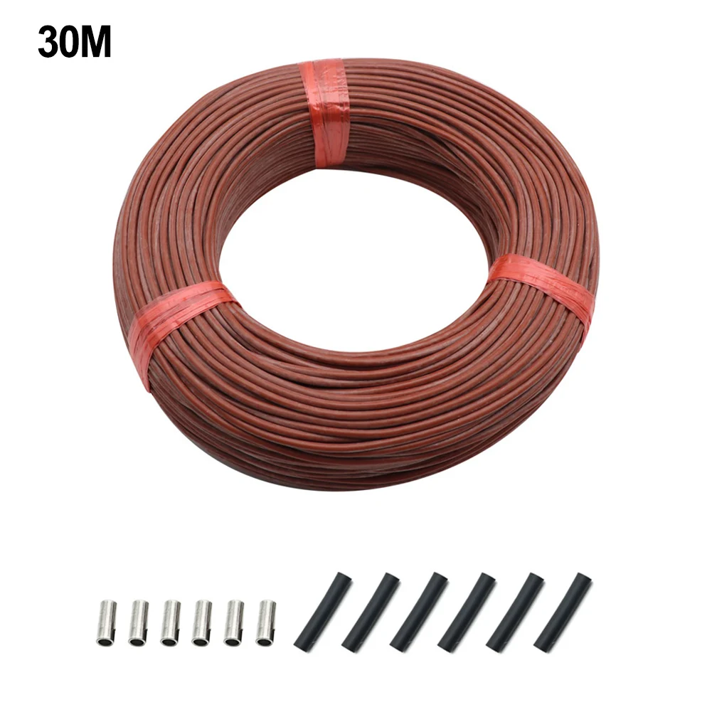 

Underfloor Heating Cable 12K Floor Heating Cable 33ohm/m Carbon Fiber Infrared 10-100M Underfloor Heating Cable Home Improvement