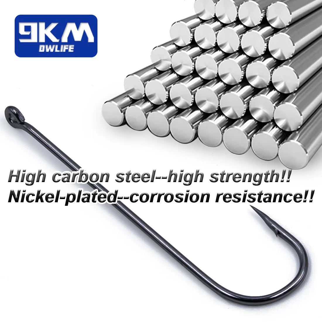 9 كجم طويلة عرقوب الصيد السنانير عدة أبردين السنانير سلك خفيف هوك 150-350 قطعة يطير ربط تهزهز السنانير لسمك الشمس الصغيرة باس سمك السلمون المرقط