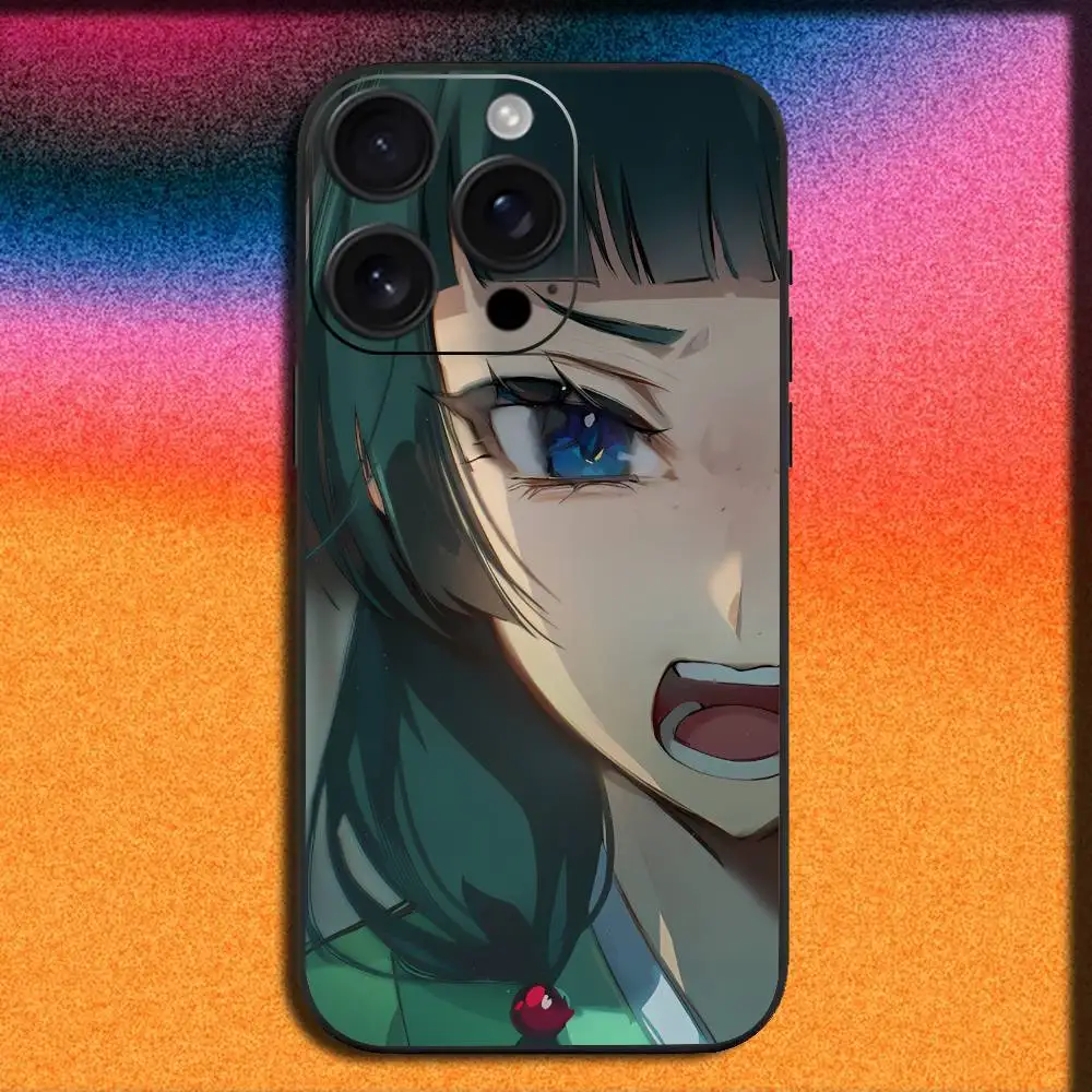 T-The A-Apothecary Diaries 아이폰 케이스 (17,16,15,14,13,12,11,Pro,Max,Plus,E,SE4,Air,Mini) 블랙 커버