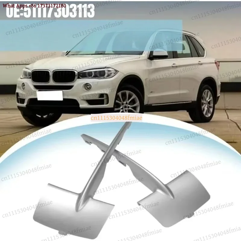 Front Bumper Grille Trim Molding 51117303113 51117303114 For BMW X5 F15 2014-2017