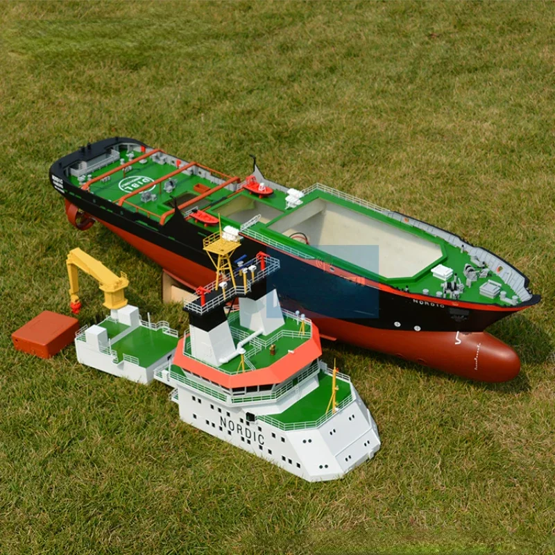 Remote Control Tugboat Model Ship Model Assembly Model Kit DIY Ship Model Kit Simulation German Tugboat NORDIC Ship Model Kit