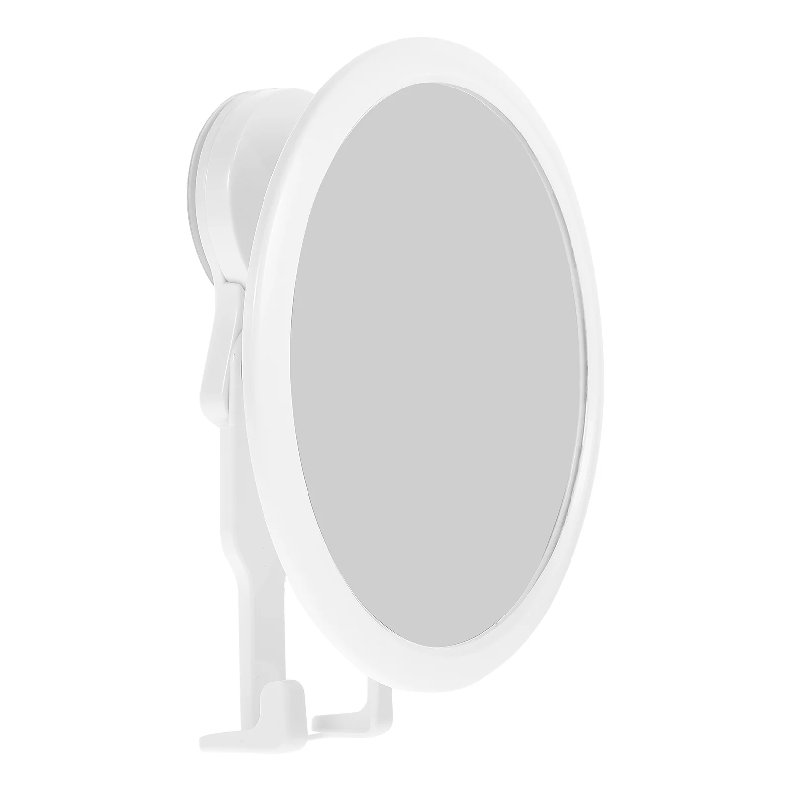 Specchio per trucco adesivo con gancio Specchio da bagno a parete Nessun danno punzone Superficie chiara ad alta definizione Moderna