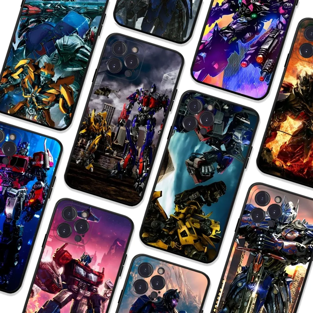 T-Transformers Autobot Phone Case For iPhone 15 14 11 12 13 Mini Pro XS Max Cover 6 7 8 Plus X XR SE 2020 Funda Shell