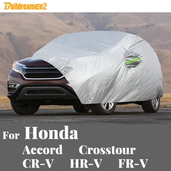 Car Cover Indoor Outdoor Sun Snow Rain Wind Protect Cover Dustproof For Honda CR-V CRV HR-V HRV Accord Crosstour FR-V FRV