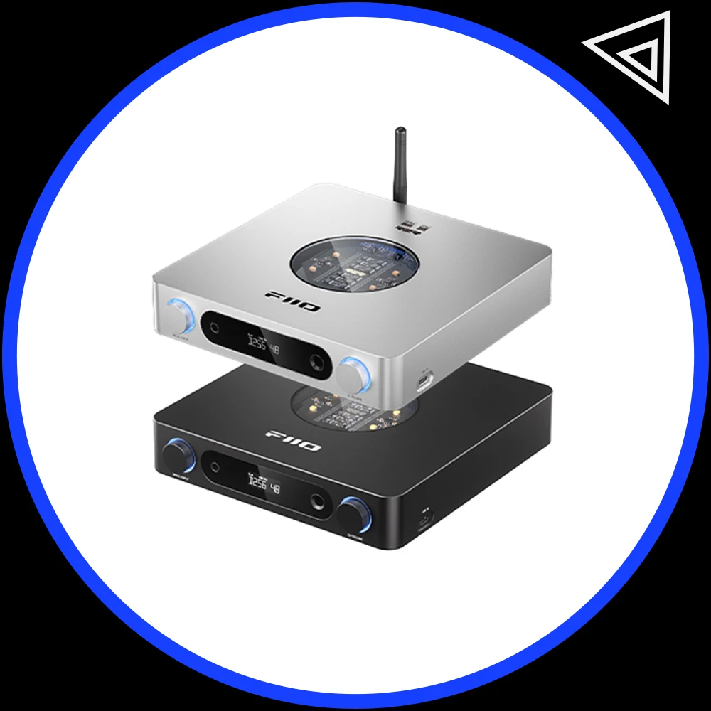 

FiiO K13 R2R DAC Headphone Amplifier for Home Audio or PC, USB, RCA, Coaxial, Optical, 384kHz/24Bit DSD256 DAC with LCD Screen