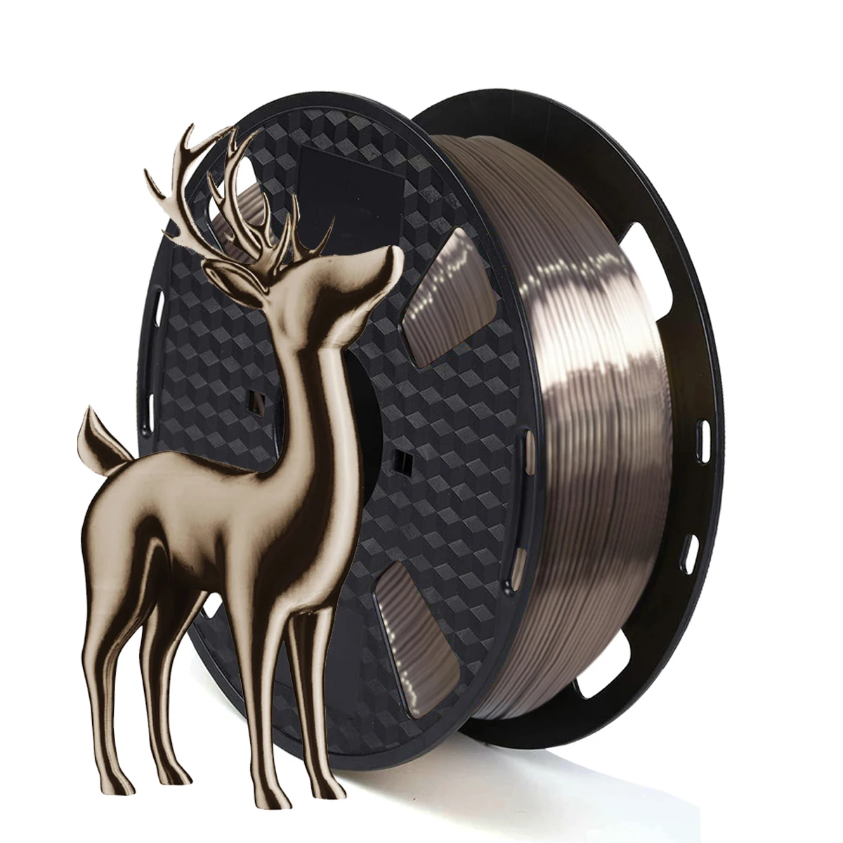 Filament do drukarki 3D PLA Silk Gold 250g 500g 1Kg Materiał do druku 3D Silk PLA Rose Gold 1.75mm Drut Pakowany próżniowo — zdjęcie produktu 6