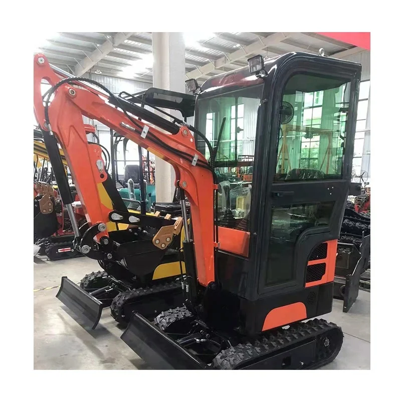 Direct Factory Sale 360 Degree Rotation Small Digger Micro Bagger Mini Excavator With Closed Cab