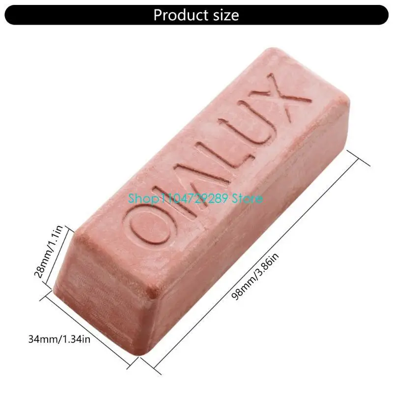 D8ke Gentle Polishing Wax Buffing para restaurar brillo, acabado metal, cuidado las joyas