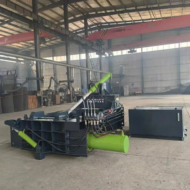 YG Customized Energy Saving Hydraulic Metal Baler With VFD Motor, High Density Scrap Metal Baling Machine For Sustainable Metal