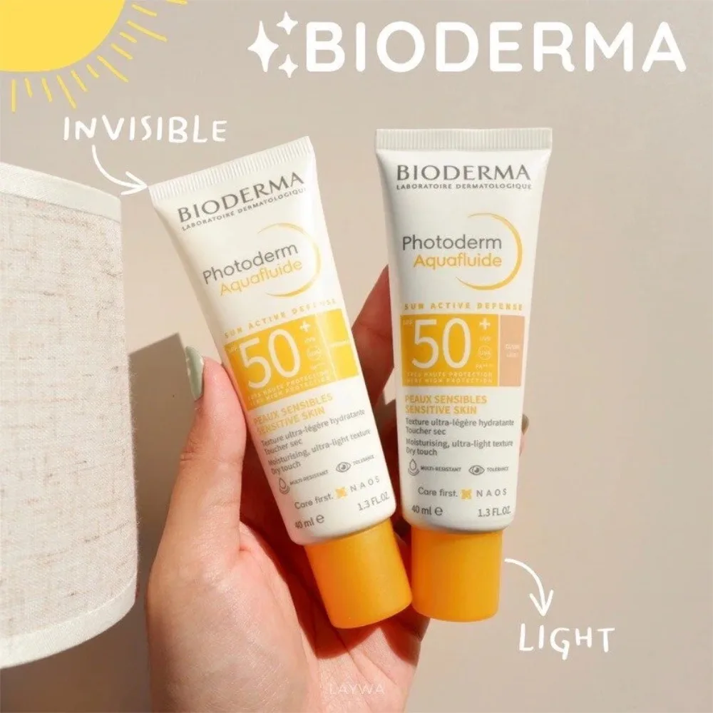 Original BIODERMA Sun UV Protection Cream Light Water Texture Translucent Repairing Whitening Clear Body Face Daily Sunscreen