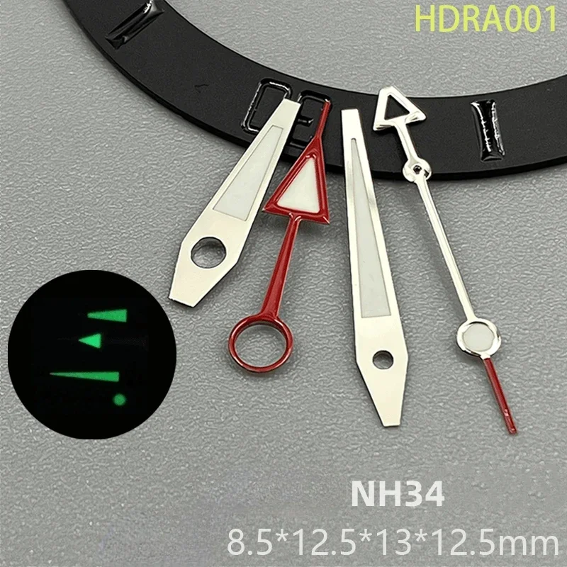 The New Modified Watch Pin Is Compatible with NH34 Movement Four Pin Green Glow GMT Movement Watch Pin Accessories