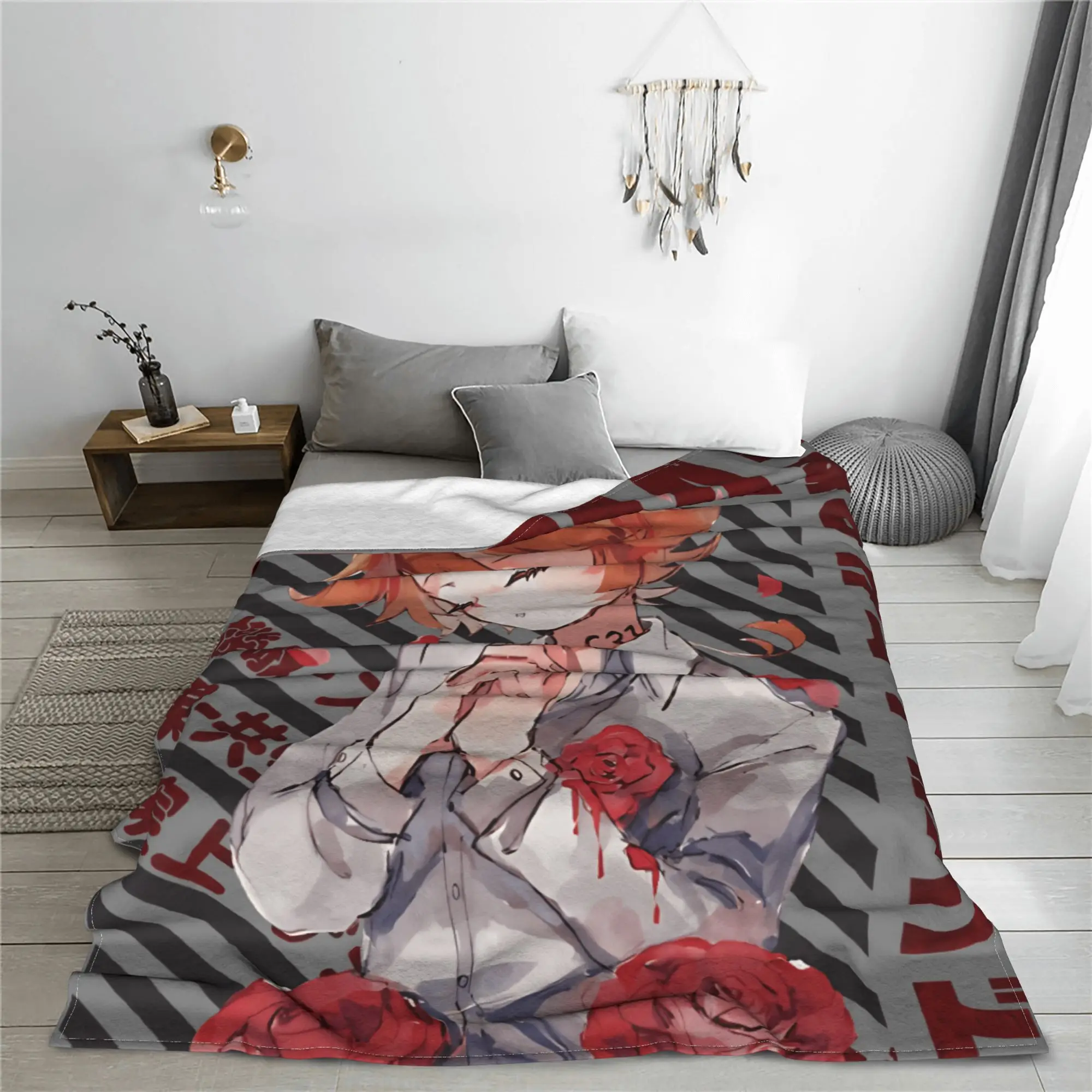 بطانية ناعمة دافئة طائرة السفر وعد نيفرلاند الفراش يلقي إيما الفانيلا المفرش ديكور المنزل الجدة غطاء سرير أريكة #3