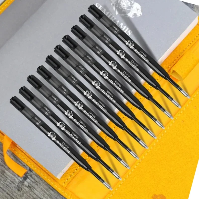 Gen Pen Refills Semiramis G2 Ballpoint Pen Blue Core Black 0.5 Red 2pcs/5pcs/10 Pcs Rollerball Pens Rotary Replacement Core