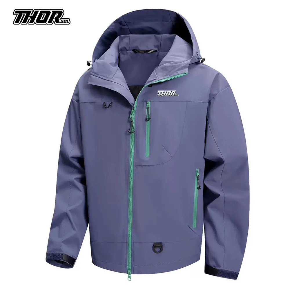 سترة واقية للدراجة من THORSOL سترات رجالية لركوب الدراجات الجبلية ملابس موتوكروس للدراجات الجبلية Chaqueta Deportiva معطف واق من المطر للدورة الخارجية #4