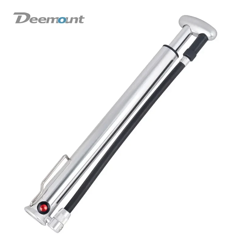 Deemount PMP-020 160PSI Bike Pump Cycling Tire Ball Floor Inflator CNC Alloy Barrel W/ Bleeder Pedal Hose Presta Schrader Valve