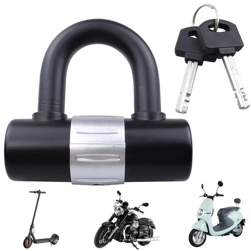 Motorcycle U Lock Bicycle U Lock Anti-theft MTB Road Mountain Bike Lock Bicycle Accessories U-Locks Cycling Steel Security Bike